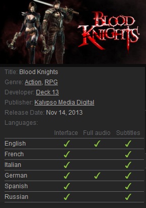 Blood Knights Steam - Click Image to Close